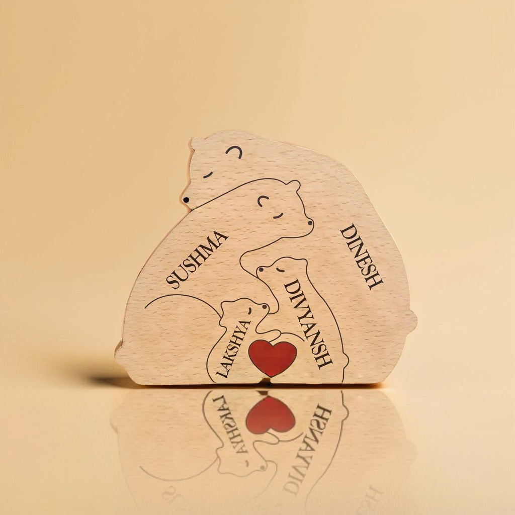 Wood Family Clan- Customize Wooden Puzzle